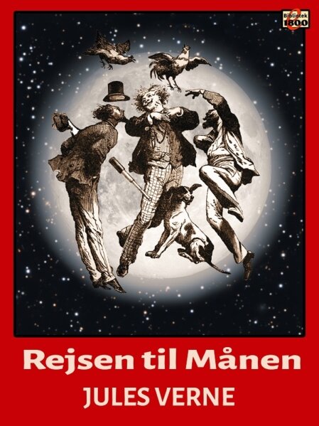 Jules Verne: Rejsen til Månen - Forside